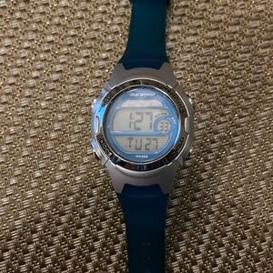 Women's Timex Marathon Blue Resin Strap Digital Watch